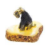 0047504/997 Сувенир Собака Шнауцер маленький Сувенир (белый)