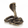 Бронзовая статуэтка змеи "Кобра", фотография 1. Интернет-магазин ЛАВКА ПОДАРКОВ