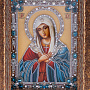 Икона "Божья Матерь Умиление" 57х47 см, фотография 2. Интернет-магазин ЛАВКА ПОДАРКОВ