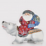 Скульптура "Дед Мороз с подарками на белом медведе", фотография 1. Интернет-магазин ЛАВКА ПОДАРКОВ