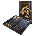 10303 !!!СУПЕР-ЦЕНА!!! Нардовая доска  "Вепрь" Янтарь, корень Ореха.