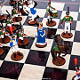 Шахматный ларец с оловянными фигурами "Бородино" 48х48 см, фотография 11. Интернет-магазин ЛАВКА ПОДАРКОВ