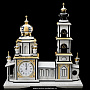 Часы интерьерные из камня "Православный храм". Златоуст, фотография 1. Интернет-магазин ЛАВКА ПОДАРКОВ