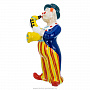 Керамическая статуэтка "Клоун с трубой", фотография 3. Интернет-магазин ЛАВКА ПОДАРКОВ