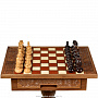 Шахматный стол деревянный с фигурами, фотография 5. Интернет-магазин ЛАВКА ПОДАРКОВ