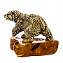 Статуэтка с янтарем "Бурый медведь", фотография 4. Интернет-магазин ЛАВКА ПОДАРКОВ