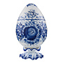 Пасхальное яйцо с росписью. Гжель, фотография 3. Интернет-магазин ЛАВКА ПОДАРКОВ