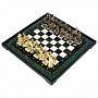 Шахматы из камня с бронзовыми фигурами "Русские богатыри" 47х47 см, фотография 1. Интернет-магазин ЛАВКА ПОДАРКОВ