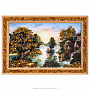Картина янтарная "Пейзаж" 24х15 см, фотография 1. Интернет-магазин ЛАВКА ПОДАРКОВ