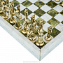 Шахматы из камня с бронзовыми фигурами "Русские" 32х32 см, фотография 3. Интернет-магазин ЛАВКА ПОДАРКОВ