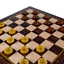 Шахматы-шашки с янтарными фигурами 37х37 см, фотография 9. Интернет-магазин ЛАВКА ПОДАРКОВ