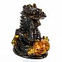 Скульптура из янтаря "Дракон с жемчужиной", фотография 3. Интернет-магазин ЛАВКА ПОДАРКОВ