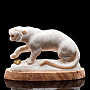 Скульптура из бивня мамонта "Тигр", фотография 1. Интернет-магазин ЛАВКА ПОДАРКОВ