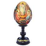 6813/33см Пасхальное яйцо "ВОСКРЕСЕНИЕ ХРИСТОВО" 33см на подставке