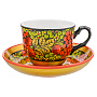 Чайный сервиз на 6 персон "Рябина" в стиле Хохлома, фотография 4. Интернет-магазин ЛАВКА ПОДАРКОВ