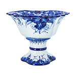 Конфетница "Клевер". Гжель