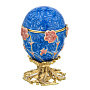 Шкатулка яйцо пасхальное "Маки". Фаберже, фотография 4. Интернет-магазин ЛАВКА ПОДАРКОВ