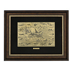   /30*40см Офорт черно-белый  "Военный самолет МИГ-35"