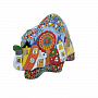 Керамическая скульптура "Слон-гора. Пряничный домик", фотография 2. Интернет-магазин ЛАВКА ПОДАРКОВ
