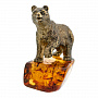 Статуэтка с янтарем "Мишка косолапый", фотография 1. Интернет-магазин ЛАВКА ПОДАРКОВ