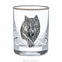 Стопка 60 мл "Волк" с накладкой из серебра 925*, фотография 1. Интернет-магазин ЛАВКА ПОДАРКОВ