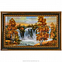 Картина янтарная "Пейзаж" 40х70 см, фотография 1. Интернет-магазин ЛАВКА ПОДАРКОВ