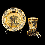 0029402/НБ Златоуст Набор "СЛОНЫ" три стопки-перевертыши (997/3)