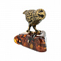 Статуэтка с янтарем "Сова", фотография 3. Интернет-магазин ЛАВКА ПОДАРКОВ