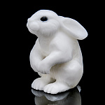 Скульптура из натурального камня "Кролик". Ангидрид