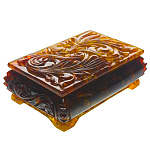 Шкатулка из янтаря "Фигурная"