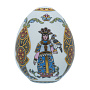 Яйцо пасхальное "Русские былины". Гжель, фотография 4. Интернет-магазин ЛАВКА ПОДАРКОВ