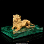 Скульптура на натуральном камне "Лев", фотография 2. Интернет-магазин ЛАВКА ПОДАРКОВ