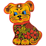 0048266/29*20см  Хохлома Доска разделочная" Собака"