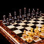 Шахматы янтарные "Русские", фотография 3. Интернет-магазин ЛАВКА ПОДАРКОВ