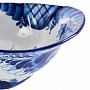 Салатник "Волна". Гжель, фотография 3. Интернет-магазин ЛАВКА ПОДАРКОВ