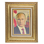 Картина на сусальном золоте "Путин В.В." 38х48 см, фотография 4. Интернет-магазин ЛАВКА ПОДАРКОВ