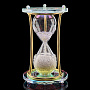 Песочные часы из хрусталя "Золотой песок", фотография 1. Интернет-магазин ЛАВКА ПОДАРКОВ