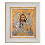 Икона "Господь Вседержитель". Гальванопластика 30,5х26,5 см