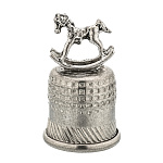 202583 Сувенир НАПЕРСТОК КОНЬ-КАЧАЛКА,1,8*1,5см 