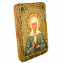 Икона из мореного дуба "Блаженная Матрона Московская" 15х20 см, фотография 2. Интернет-магазин ЛАВКА ПОДАРКОВ