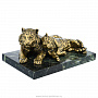 Бронзовая статуэтка "Тигриная идиллия", фотография 1. Интернет-магазин ЛАВКА ПОДАРКОВ