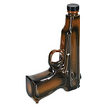 0076587 Гжель ШТОФ ПИСТОЛЕТ, цвет ок. 300ml