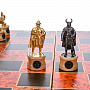 Шахматы с металлическими фигурами "Ледовое побоище" 60х50 см, фотография 8. Интернет-магазин ЛАВКА ПОДАРКОВ
