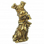 Бронзовая статуэтка "Собака с бантом" , фотография 1. Интернет-магазин ЛАВКА ПОДАРКОВ