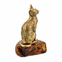 Статуэтка с янтарем "Кот сфинкс", фотография 3. Интернет-магазин ЛАВКА ПОДАРКОВ
