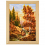 Картина янтарная "Пейзаж №11" 21х15 см, фотография 1. Интернет-магазин ЛАВКА ПОДАРКОВ