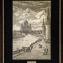 Офорт черно-белый  "Храм Христа Спасителя. Кремлевская набережная" 42 х 55 см, фотография 1. Интернет-магазин ЛАВКА ПОДАРКОВ