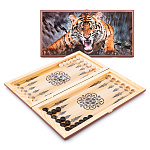 0059098/7040/28 Нарды-шашки "Оскал тигра" (40х20х4 СМ)