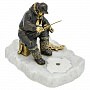 Бронзовая статуэтка "Зимняя рыбалка", фотография 1. Интернет-магазин ЛАВКА ПОДАРКОВ