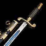  Златоуст Кортик сувенирный "Нахимовский" золоченый с улучшенной отделкой